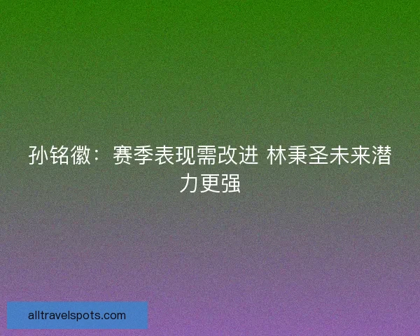 孙铭徽：赛季表现需改进 林秉圣未来潜力更强